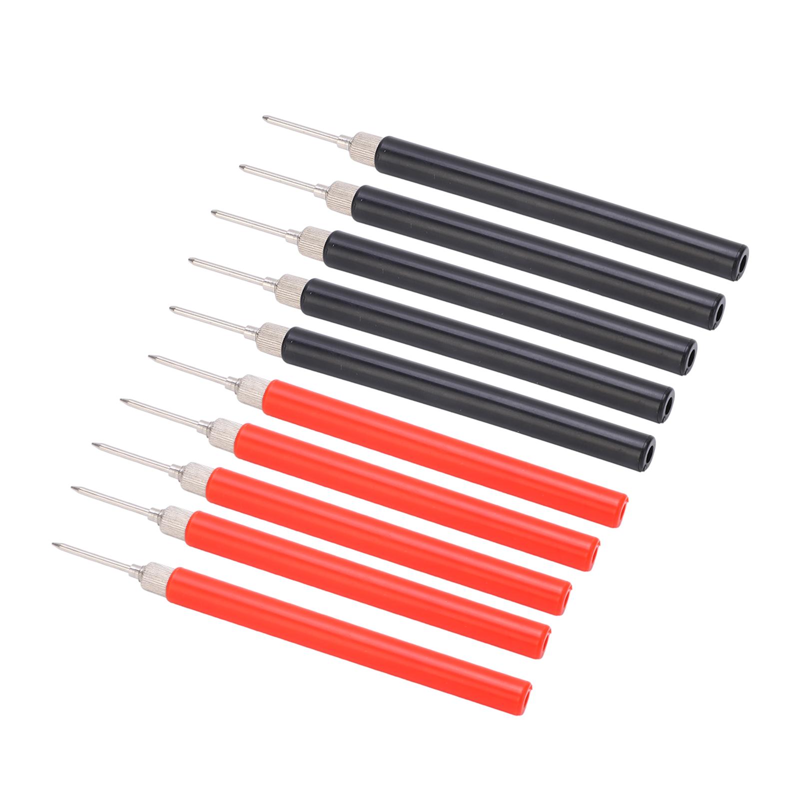 

Тестовий щуп Червоний Чорний DIY Гвинтове з єднання Універсальна тестова голка для мультиметра для ланцюга