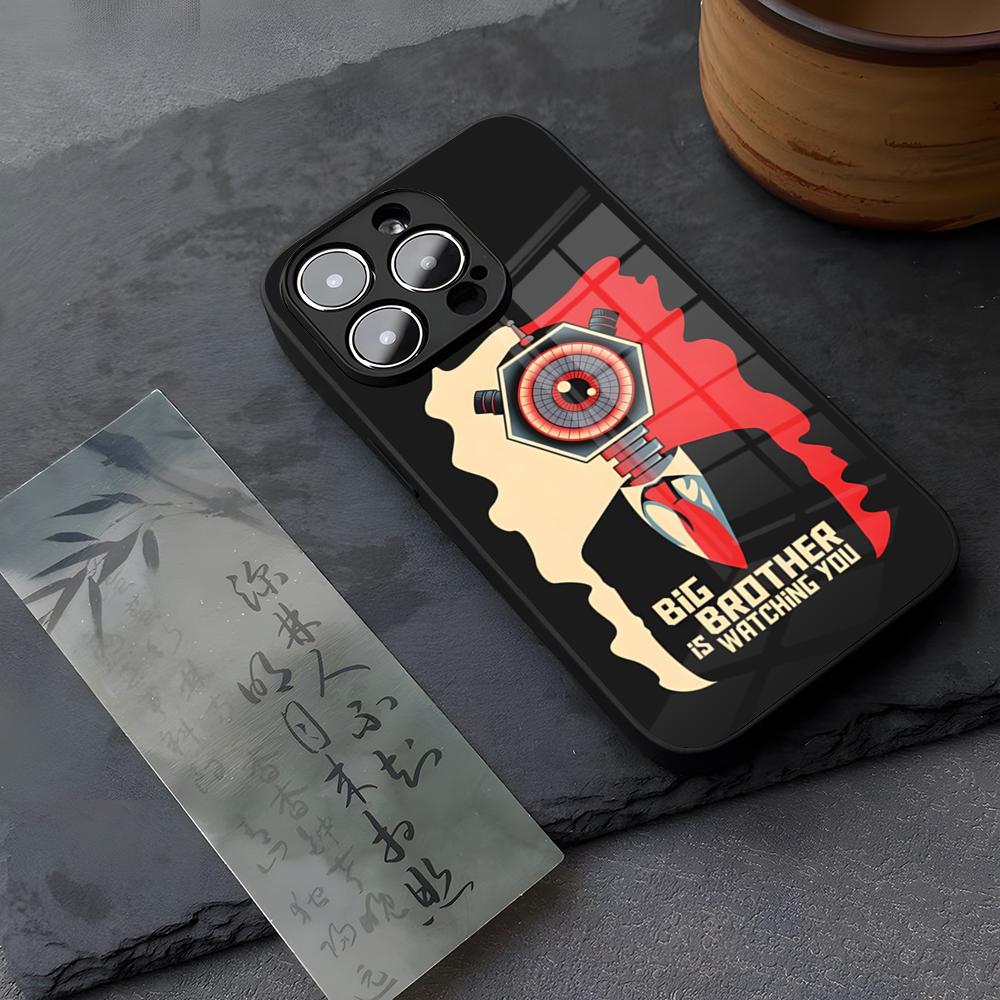 

1984 Джордж Оруэлл Книга Роман Чехол для телефона Закаленное стекло Для IPhone 13 17 14 16 12 15 11 Pro XS Max Plus Mini X XR SE2020 Чехол iPhone 14 Pro