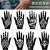Hollow Tattoo Sticker Waterproof Indian Hannah Tattoo Template Hand Painted Diy Painted Hand Tattoo