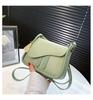 Textured Bag Women's Pre-Autumn New Fashion Single Shoulder Crossbody Bag Trendy Fashion Armpit Saddle Bag
