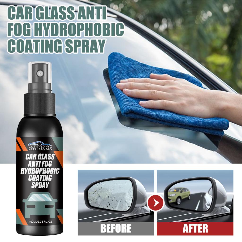 100ml Anti-Rain for Car Glass Water Repellent Spray Windshield Mask Hydrophobic Anti-fogging Agent Protection Coating Auto Clean