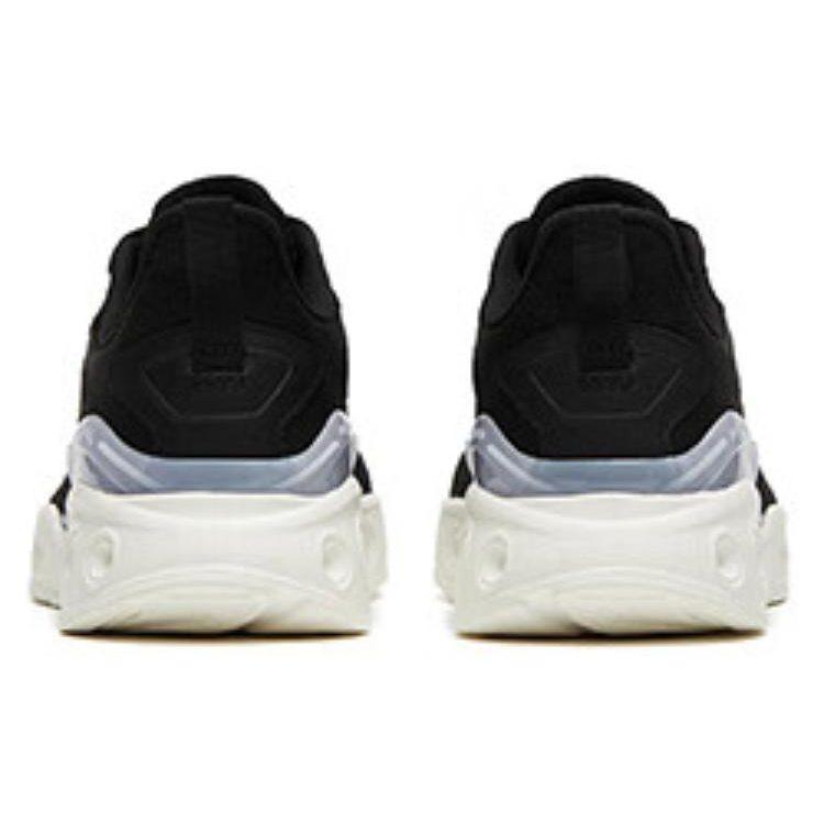 Anta Cushioning Slip Resistant Low top Running Shoes Women's Black White 122325520-6