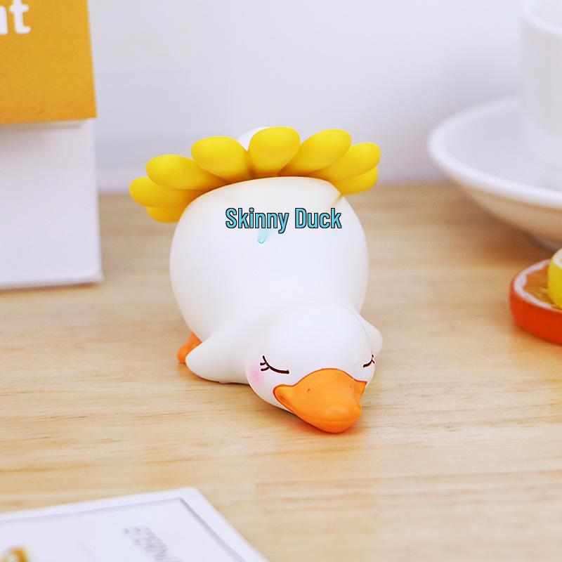 Hello Duck Healing Ornament: Cute Duck Desk & Car Decoration