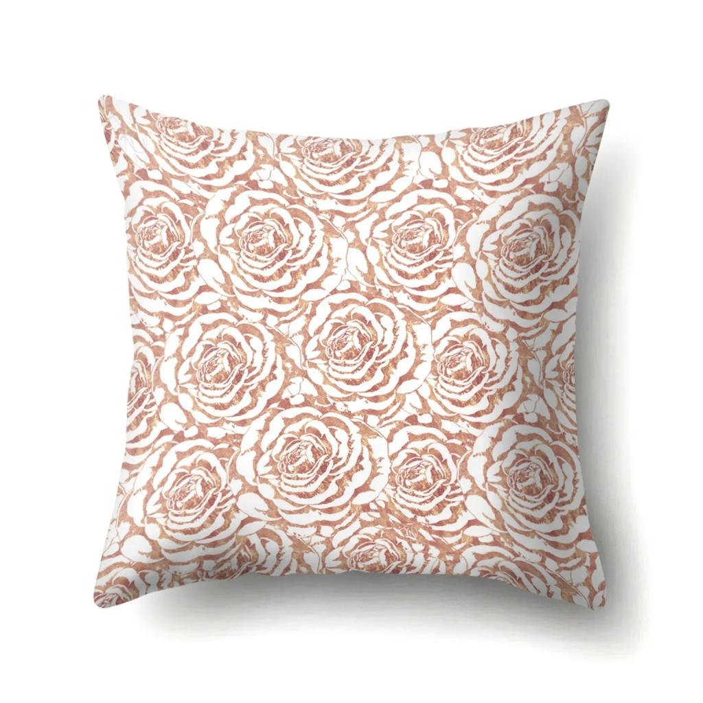New Creative Pink Rose Gold Pillowcase Personalized Home Office Cushion