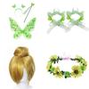 Children's Tinker Bell Fairy Princess Dress Polyester Fiber Fabric Perfect For Kids' Halloween Cosplay 80-150cm