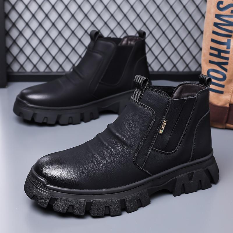 Chelsea Boots Men's Autumn New Men's Fashion Trend Martin Boots Casual Simple Boots Men's Shoes