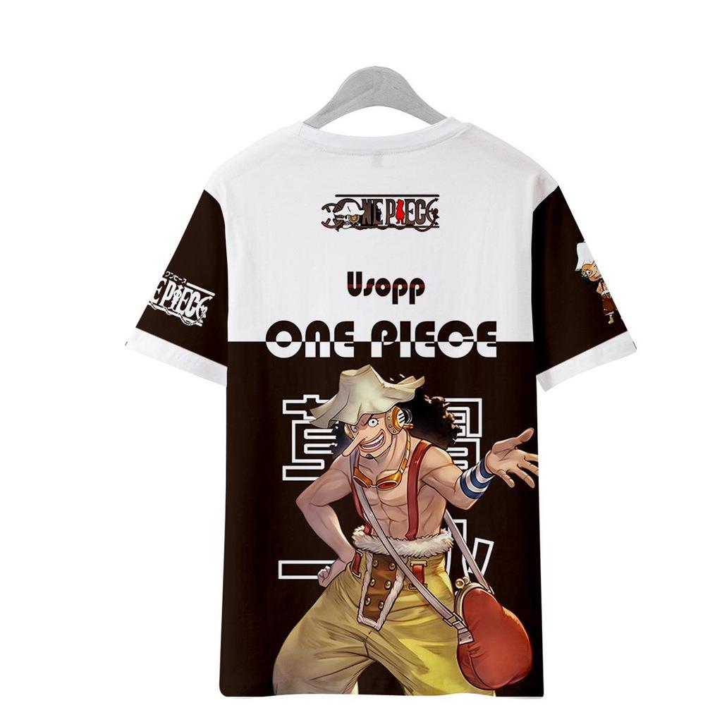 11 barev ONE PIECE Anime Dámské Pánské Trička Kreslený Potisk O-Výstřih Oversized Krátký Rukáv Módní Pánské Oblečení Streetwear