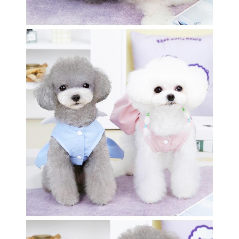 Engelsflügel Haustierrock Katze kleiner Hund Hundekleidung Frühling und Sommer dünn