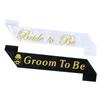 Bachelorette Party Decor Groom Bride To Be Sash Veil Badge for Wedding Bridal Shower Decoration Hen Party Supplies Team Bride