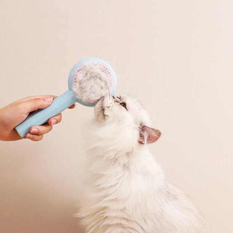 Pet Grooming Brush Cat Detangler Brush Gentle Detangler Comb Pet Grooming Supplies For Cat Bunny Hamster Puppy