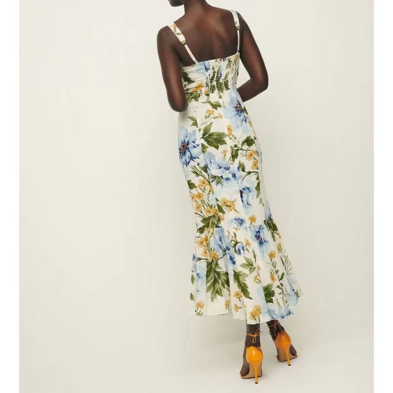 Spring New Arrival Women's Clothing French Vintage Floral Printed Sexy Lace Lace Fake Two-Piece Suspender Dress