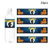 Self Halloween Adhesivewine Bottle Stickers With Pumpkin Print For Party Venue