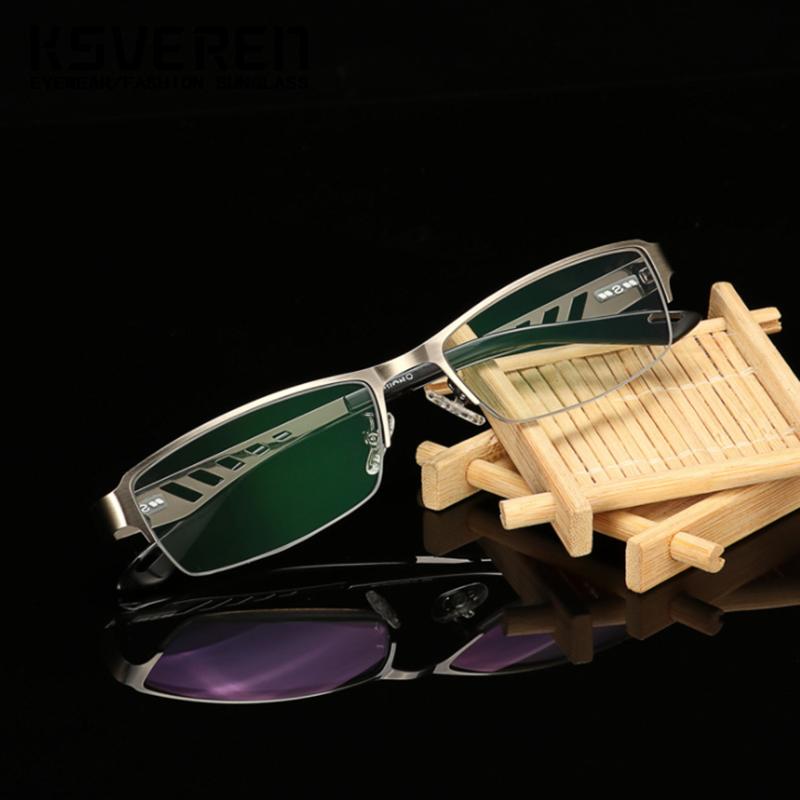 Metal Photochromic Men Women Half Frame Reading Glasses Single Focus Presbyopic Glasse Prescription Glasses Optical Glasses