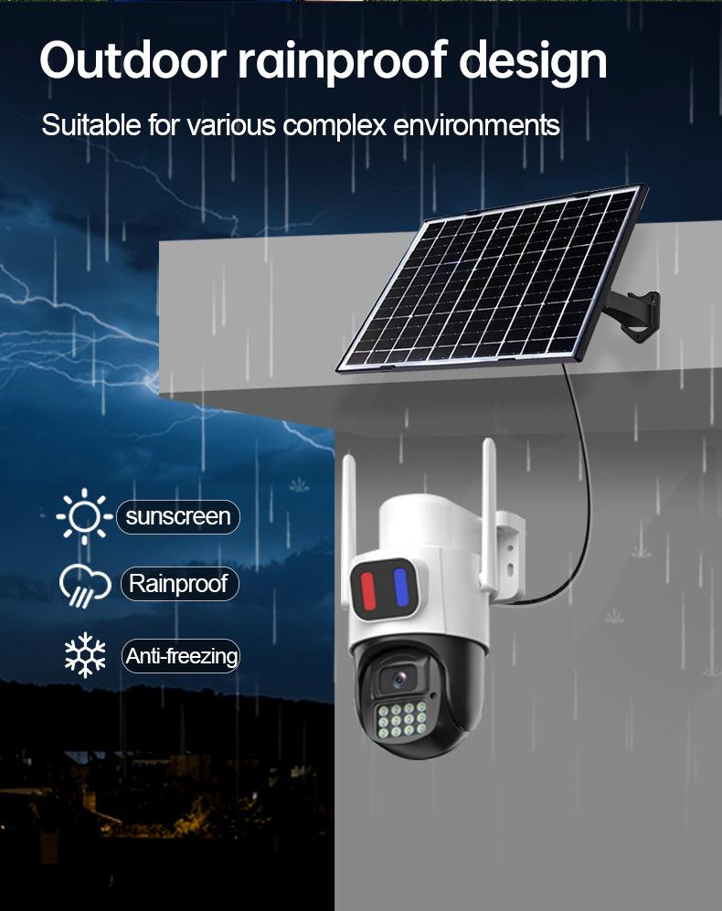 AOV Solar 4G Wireless HD Outdoor Camera with Smart Night Vision for Home Monitoring