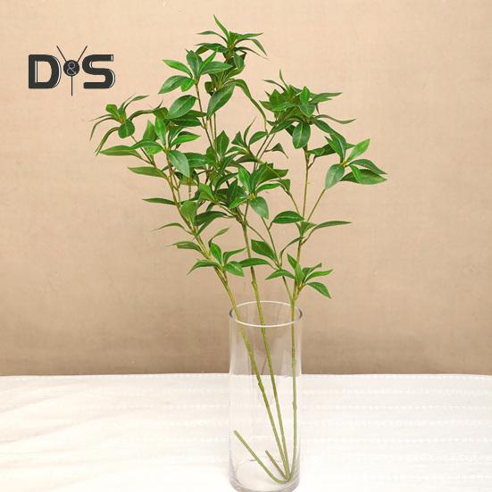 Artificial Greenery Branches Faux Greenery Stems Fake Leaves Artificial Foliage Twig Plants for Home Office Wedding Decor Vase Filler