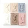 Soft Fabric Infant Swaddle Blanket Solid Color Baby Receiving Blanket  Home Swaddling