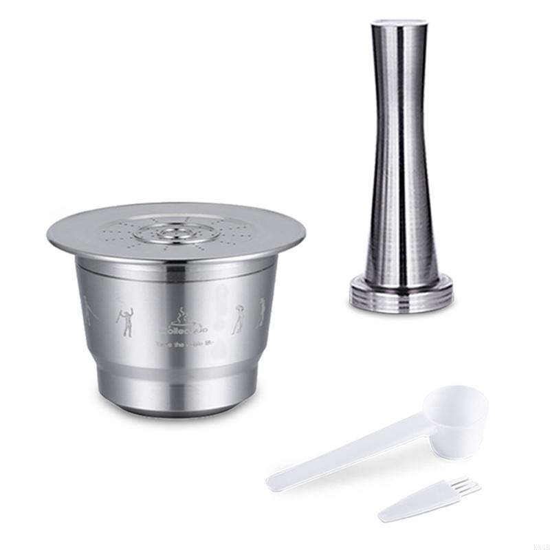 KX4B Refillable Coffee Capsules Cup Reusable Coffee Filter Recycling Stainless Steel China Mainland