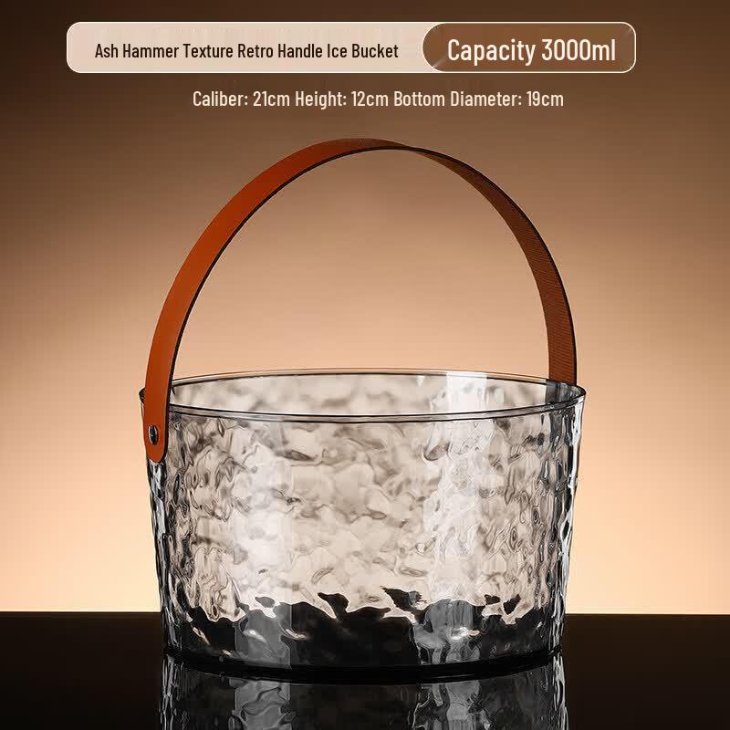 ZISIZ Plastic Ice Bucket