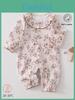 Cotton Baby Romper With Lace Trim For Newborns And Infants Safe For Spring And Autumn