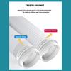 Leakproof Portable Air Conditioning Hose Interfaces Coupler Exhaust Adapter Plastic Texture Perfect for Exhaust Systems