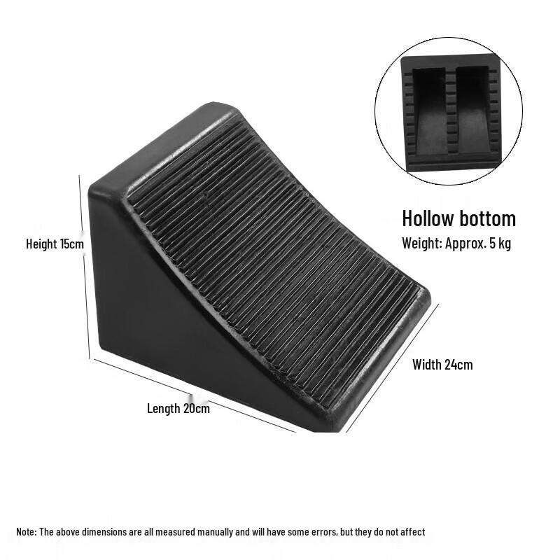 Portable Rubber Car Wheel Chock Single