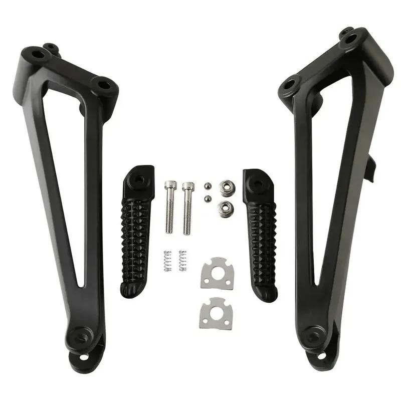 Motorcycle Rear Passenger Footrest Foot Peg Bracket Set For YAMAHA YZF R1 YZF-R1 2009 2010 2011 2012 2013 2014