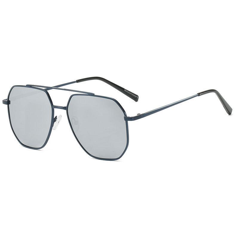 Sunglasses Hong Kong Style Retro Men'S Polarized Glasses Cool Tide Anti-Ultraviolet Driving Sunshade Sunglasses Men