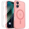 Coque de Protection - BOOLING - iPhone 16 - Rose - Antichoc - Protection Caméra