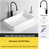 Tengxiang Ceramic Sink: White Floor-Standing Luxury Basin with Cabinet for Bathroom or Balcony
