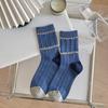 Women's Autumn and Winter New Style Design Sense Trend Color College Wind Tube Stack Socks