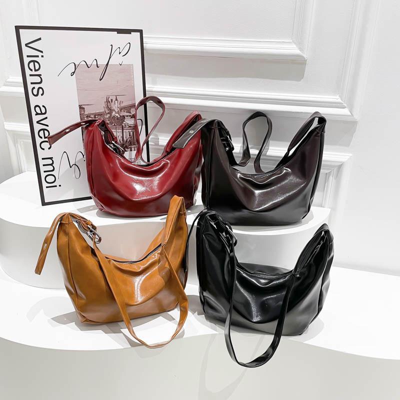 Dumpling Bag Contemporary For Women Roomy Commuter Crossbody Bag With Unique Dumpling Shape And Design