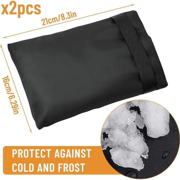 Housse robinet extérieur - Lot 2 pièces - Antigel - Isolation renforcée - Coutures parfaites