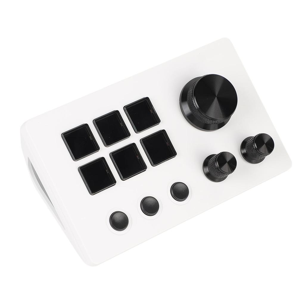 Visuelle Tastatur mit Drehreglern 6 Tasten LCD Benutzerdefinierte Taste Visuelle Tastatur für OBS für Twitch für OS X PC