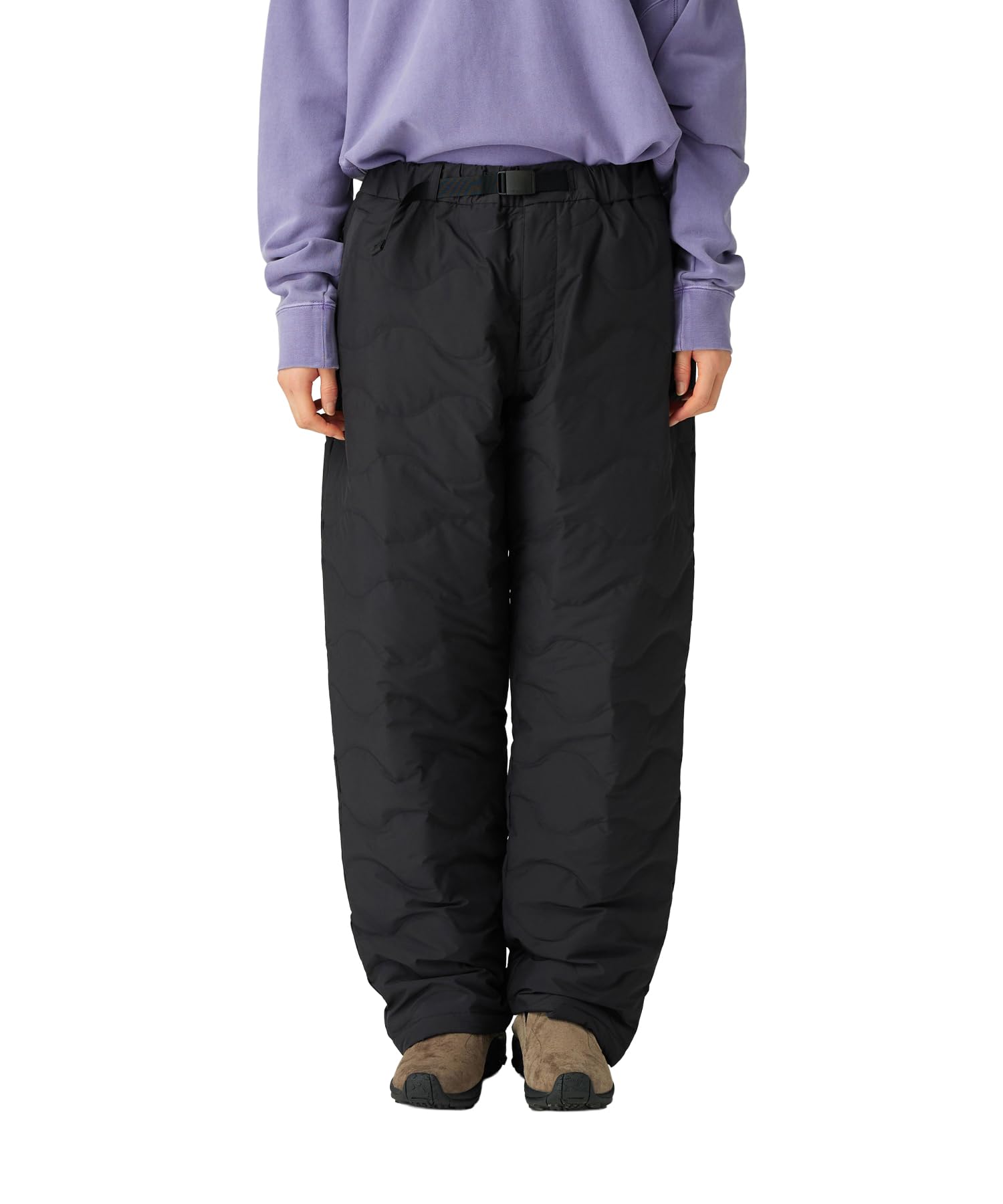 

Snow Peak Seamless Quilted Down Pants Long Pants with Down and Size S PA-25AU015, Padding, Men s Women s, Black, чорний