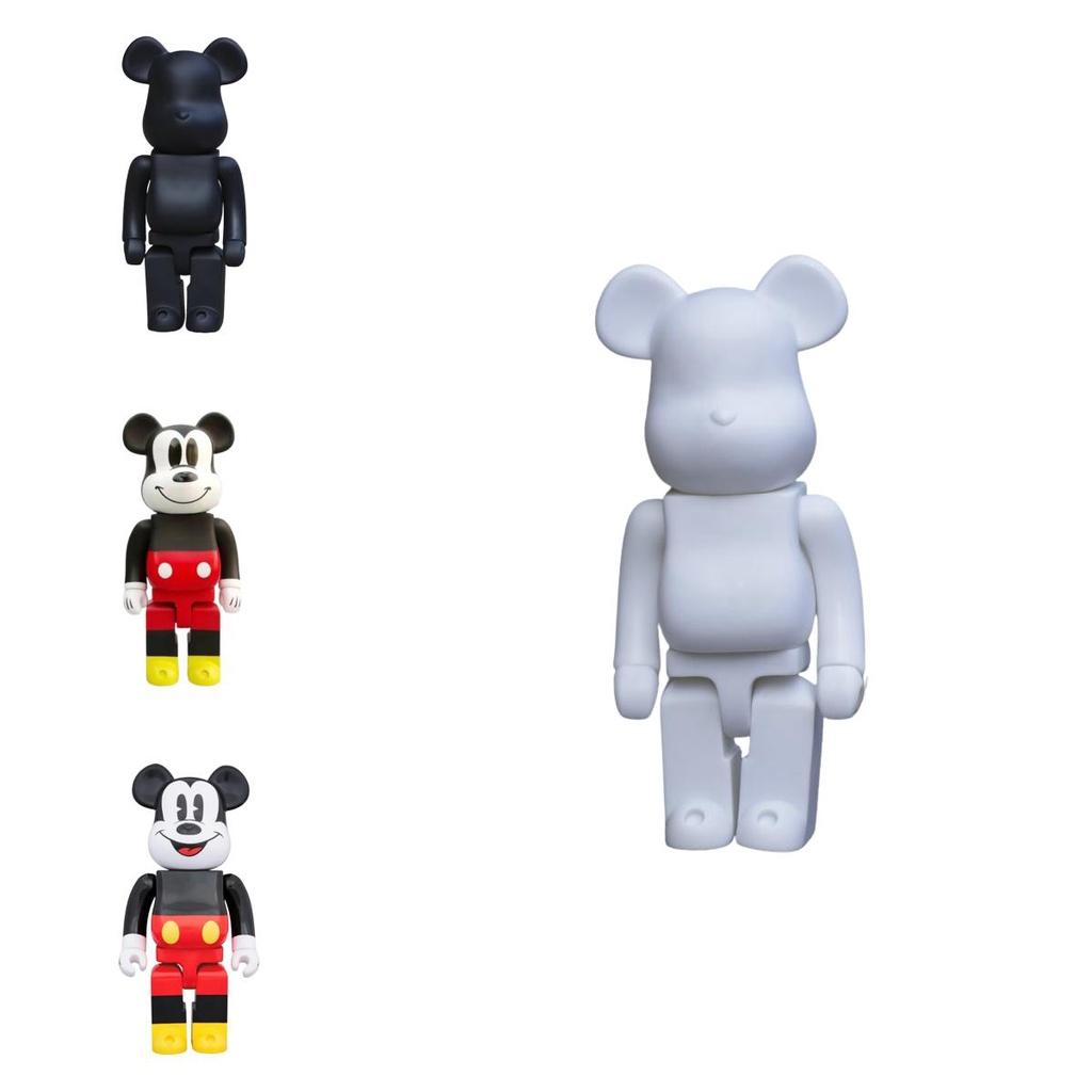 Bearbrick 400% Action Figure Collectible Pvc Daredevils Mickey Bear Building Block Trendy Toy