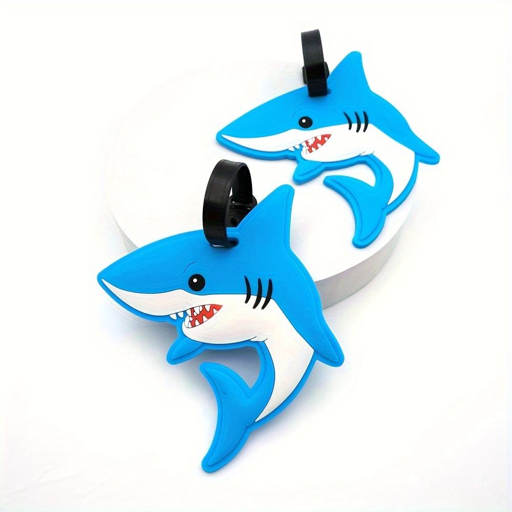 1Pc Shark Luggage Tag Pendant Accessories Travel Necessities Airport Checked Luggage Items Anti-Lost Tag Boarding Pass
