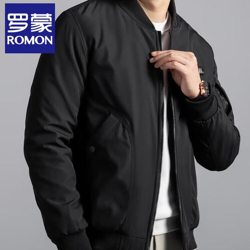 Romon Men's Thickened Padded Flight Bomber Jacket