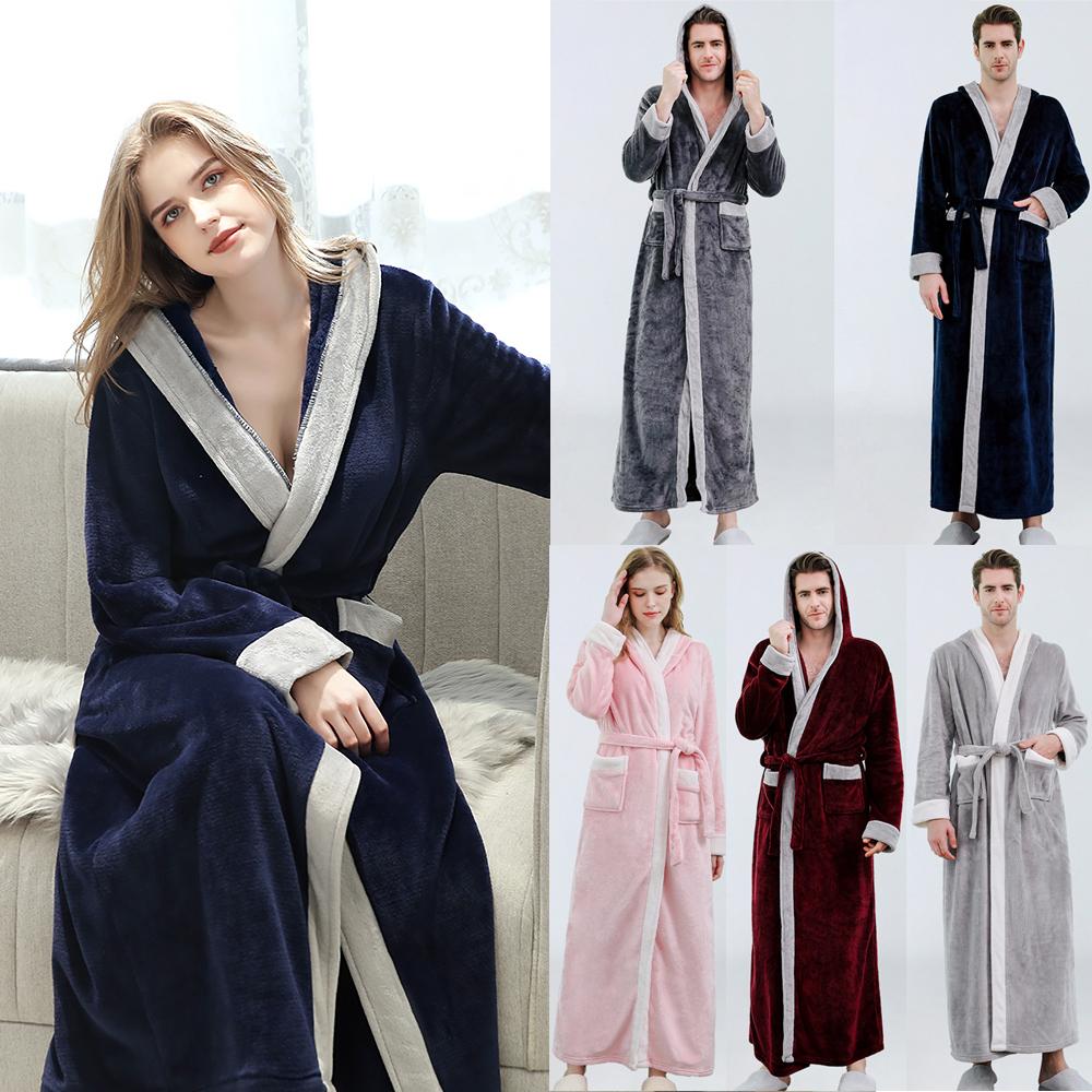 Warm fleece dressing gown Clearance