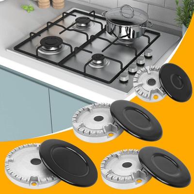 1Set Oven Gas Hob Burner Gas Stove Burner Caps Upgraded Stove Lid New Crown Flame Cap