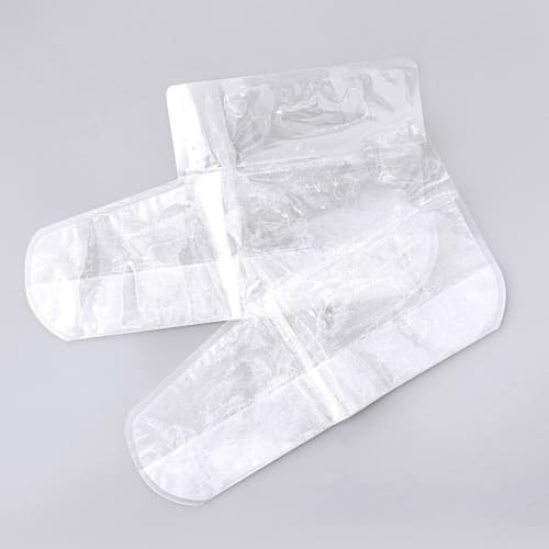 SPAHADA Foot Mask (30mL, 8 Sheets) Made In Japan. Contains Abundant Moisturizing Ingredients and Exfoliating Ingredients.