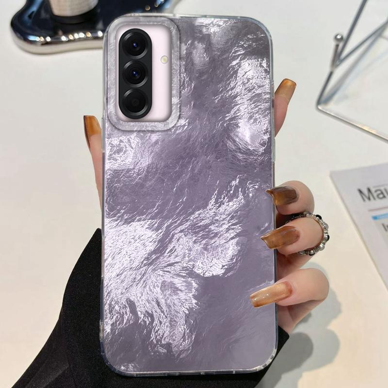 Husă pentru fete cu textură de gheață în gradient pentru Samsung Galaxy A56 A16 A26 A36 A06 A55 A35 A25 A15 A12 A32 A54 S24 S25 S22 S23 FE