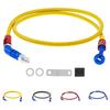 Stainless Steel Braided Hydraulic Brake Oil Hose 1 M M10 Brake Line for Motorcycle Scooter ATV Dirt Pit Bike