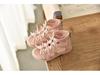 2025 Summer Girls' Soft Leather Roman Sandals - Korean Style Princess Shoes
