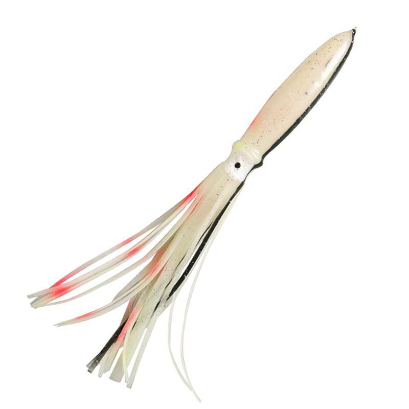 28cm32g Leuchtender Tintenfisch Angelköder Lebensechter Tintenfischrock Angelköder Angelausrüstung für Salzwasser