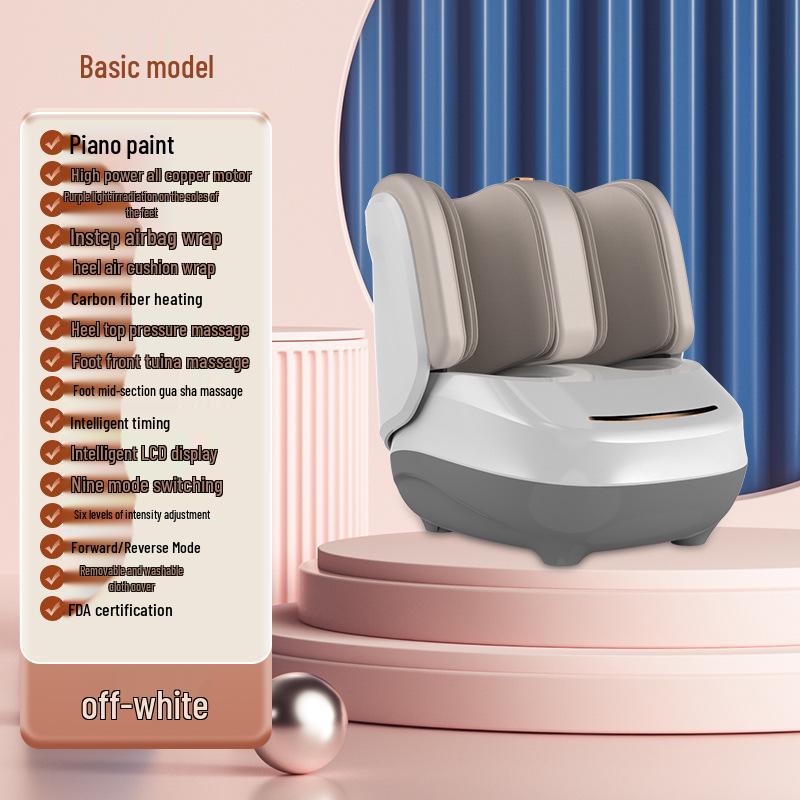 Fully Automatic Smart Foot and Calf Massager with Kneading покинуть белый