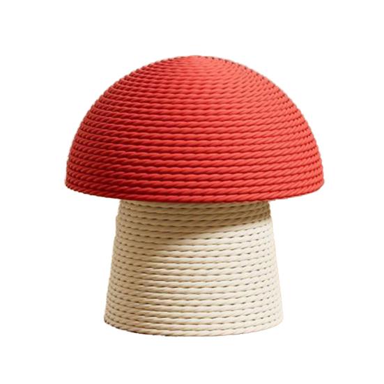 Grzybowy drapak dla kota Sznur sizalowy Grzybowy drapak dla kota Interaktywne pionowe drzewko do wspinaczki i zabawka do drapania dla kociąt domowych i kotów dorosłych