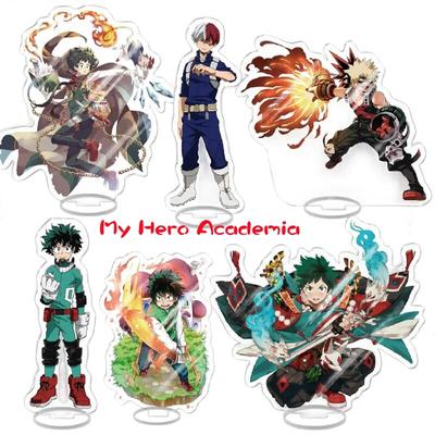 My Hero Academia Anime Figure Acrylic Stand Model Toy Deku Might Shigaraki Tomura Anime Collection DIY Action Figures Toys