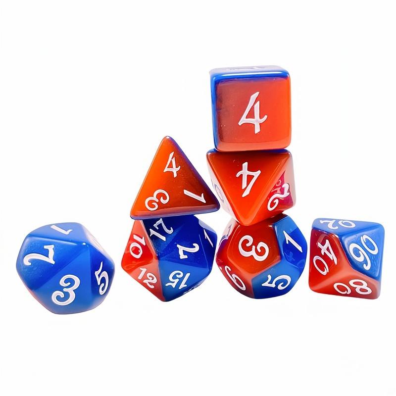 Deck of Playing Cards and 7 Dice Set, Plastic Waterproof and Wearable Playing Cards, Leisure and Entertainment Table Game Set