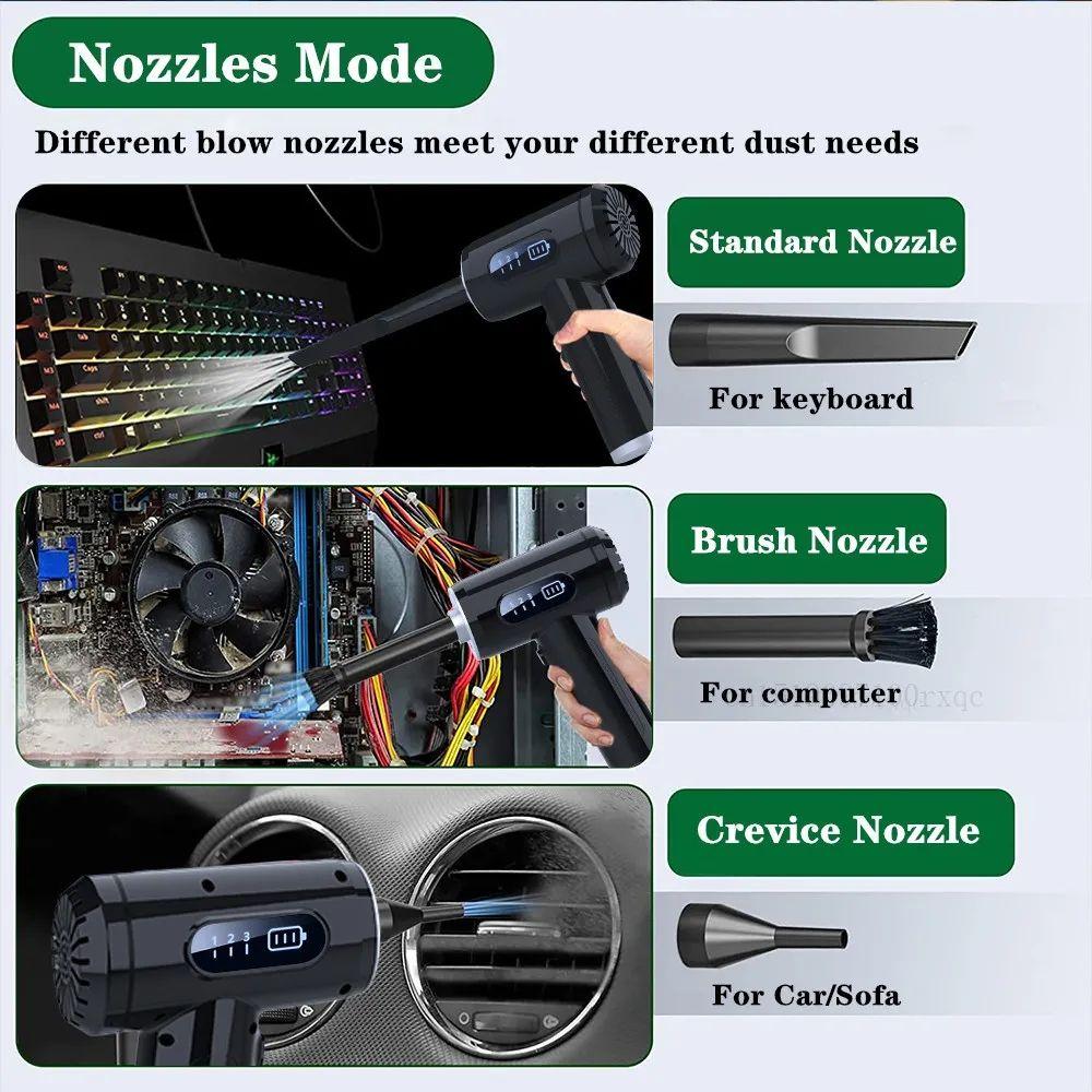 50000RPM Car Vacuum Cleaner Wireless Vacuum Cleaner Handheld Vacuum Pump Cordless Robot for Car Home Appliance Strong Suction