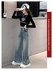 Herbst 2025 Mädchen Wide-Leg Jeans für 7-16 Jahre - Lockerer, Straight-Leg Schnitt